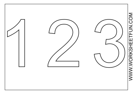 Трафареты цифр для вырезания