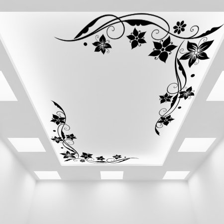 Подвесные потолки с узорами