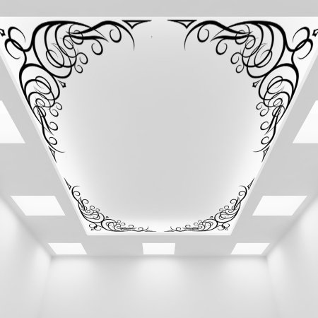 Подвесные потолки с узорами