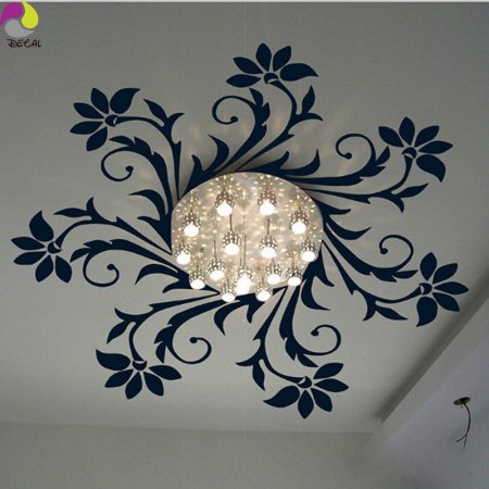 Натяжные потолки декор