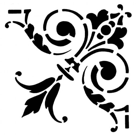 Трафарет узор