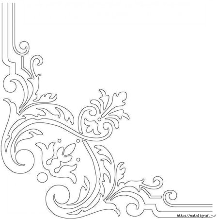 Трафаретные узоры на мебели