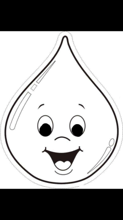 Капелька раскраска