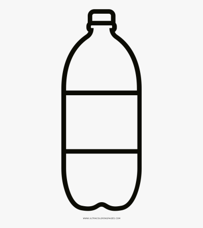 Бутылка раскраска для детей