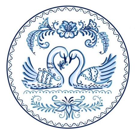 Гжельская роспись раскраска для детей шаблоны