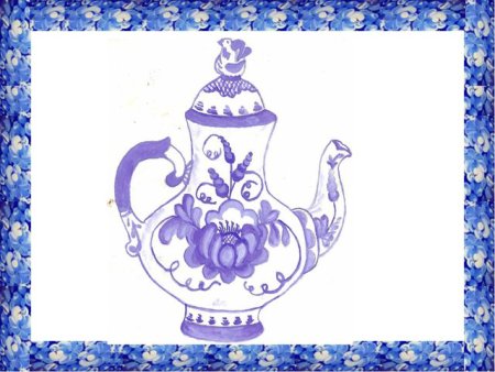 Гжель рисунок