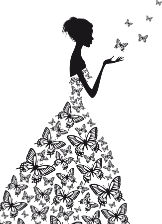 Силуэт девушки