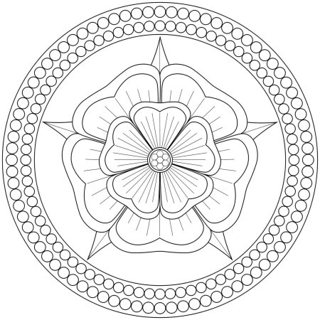 Мандала для раскрашивания