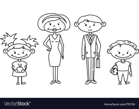 Трафарет человека для вырезания