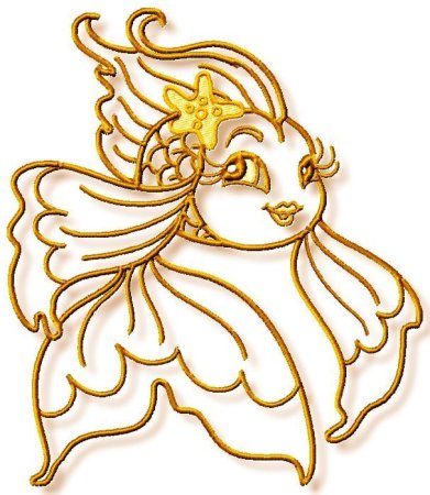 Трафарет рыбки для вырезания