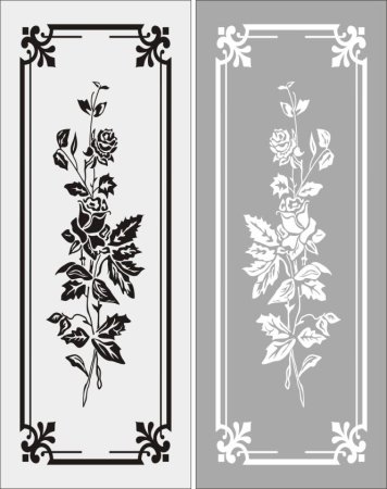 Трафареты для декора дверей