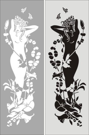 Трафареты для гравировки по стеклу