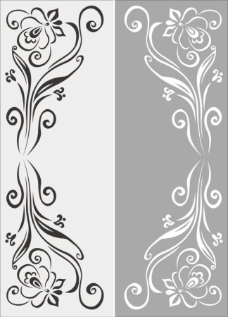 Красивые узоры на дверь