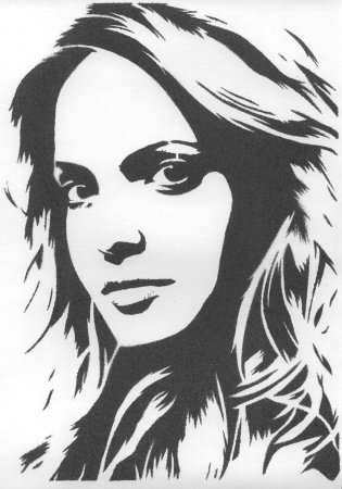 Силуэтный портрет