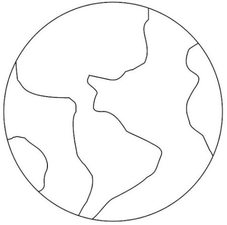 Планета земля раскраска для детей