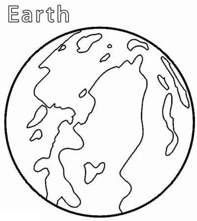 Планета земля раскраска для детей