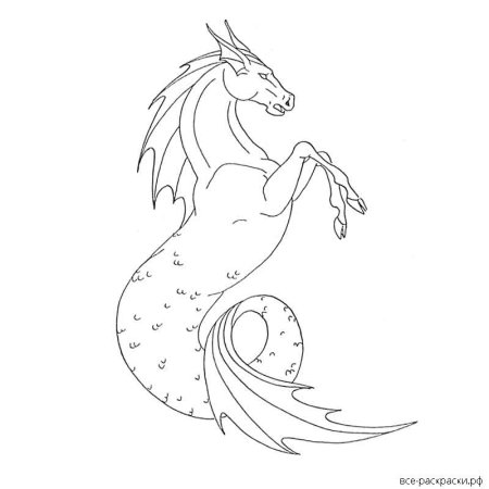 Конек горбунок raskraska