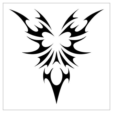 Трафареты тату черно белые