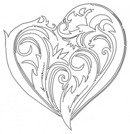 Точечная роспись трафареты