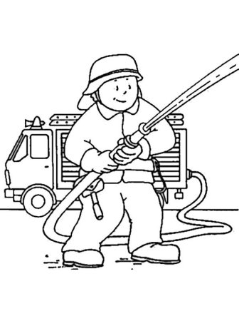 Пожарная машина рисунок