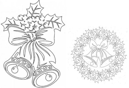 Зимний пейзаж раскраска