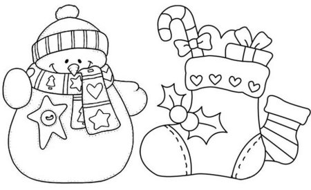 Трафарет "новогодний"