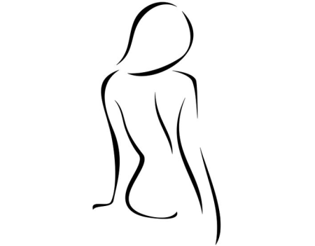 Силуэт девушки