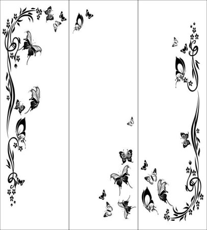 Пескоструйный рисунок на зеркале