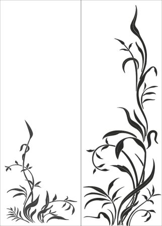 Пескоструйный рисунок на зеркале