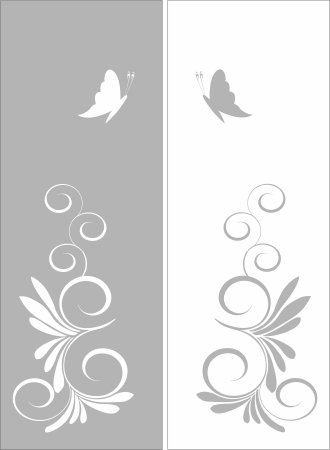 Трафарет на дверь