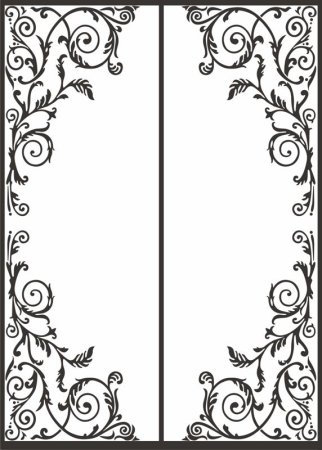 Зеркало с орнаментом