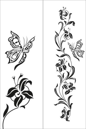 Трафареты для рисунка на шкаф