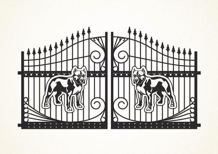 Забор рисунок