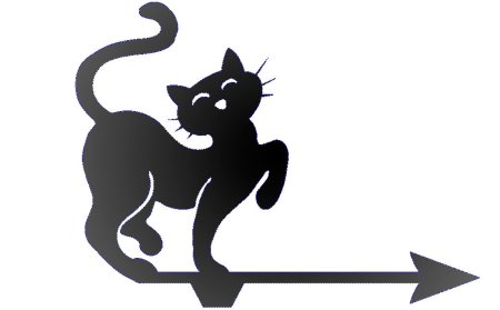 Флюгер кошка