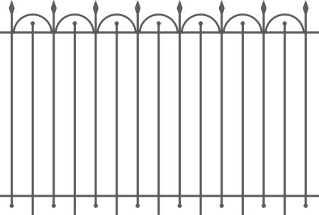 Эскизы секций забора