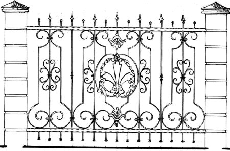 Кованый забор