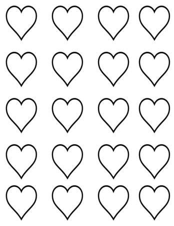 Сердце шаблон