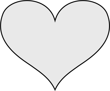 Сердце для вырезки