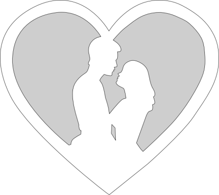 Сердце для вырезки