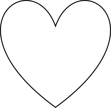 Сердечко шаблон