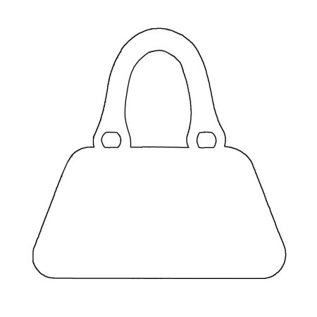 Трафарет сумочка для мамы