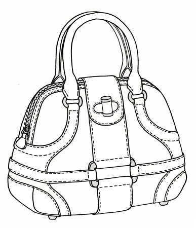 Раскраска сумка