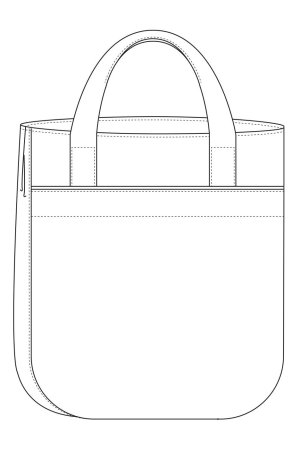 Сумка трафарет