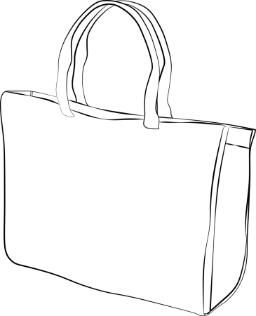 Портфель раскраска