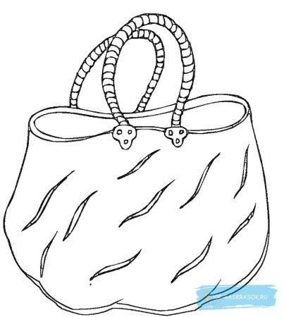 Трафарет сумки для аппликации
