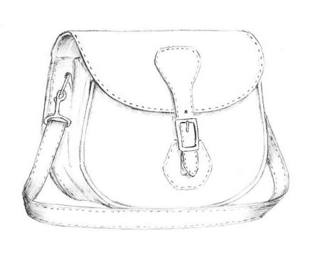 Чемодан поэтапное рисование