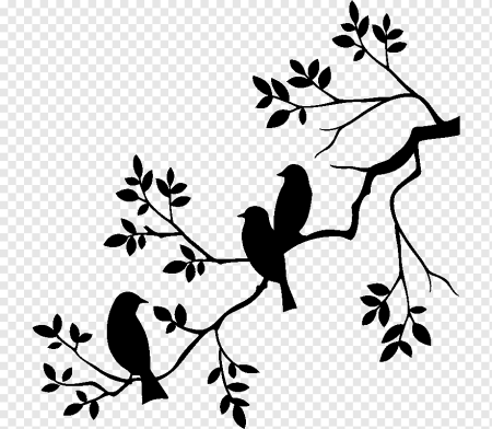 Трафареты птиц для декора