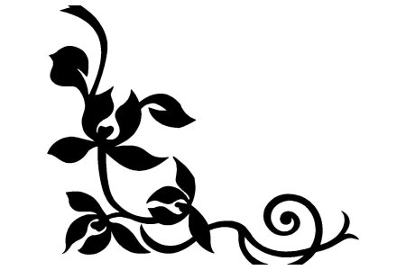 Угловые трафареты для декора