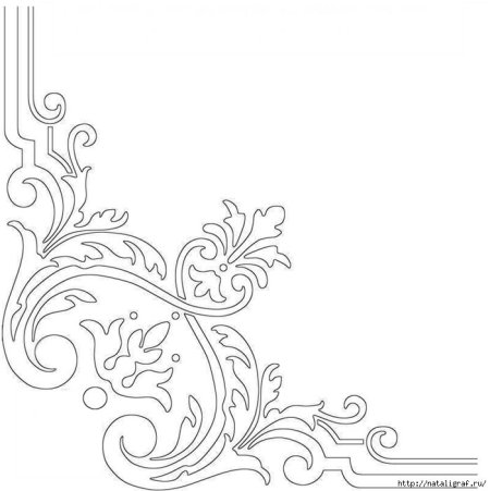 Трафаретные узоры на мебели