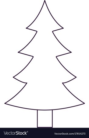 Елка раскраска